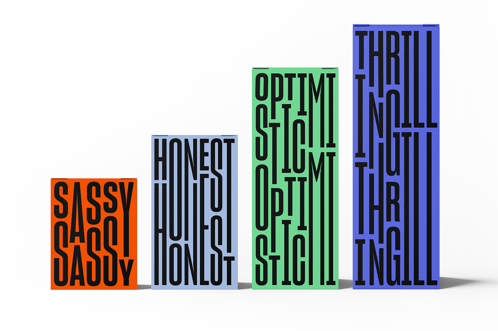 Profil des packagings de la marque Shot